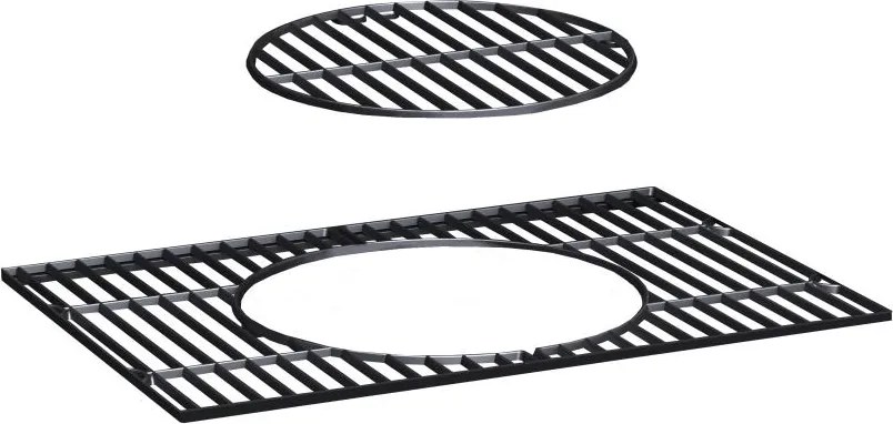 Multifunciós Avenberg GENIUS BBQ grill + öntöttvas rostély + öntöttvas grill lap + pizzakő