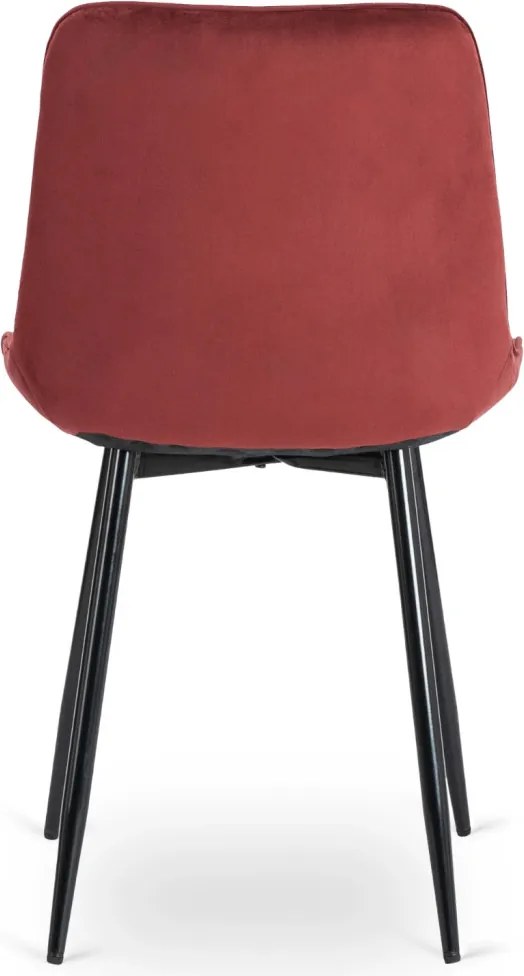 CHRIS szék bordó bársony