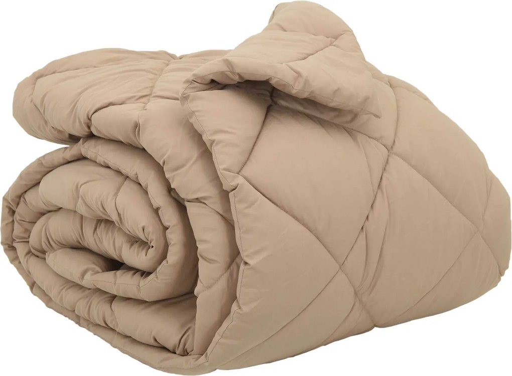 vidaXL Téli takaró Tópszínű 200 x 200 cm Mikroszál