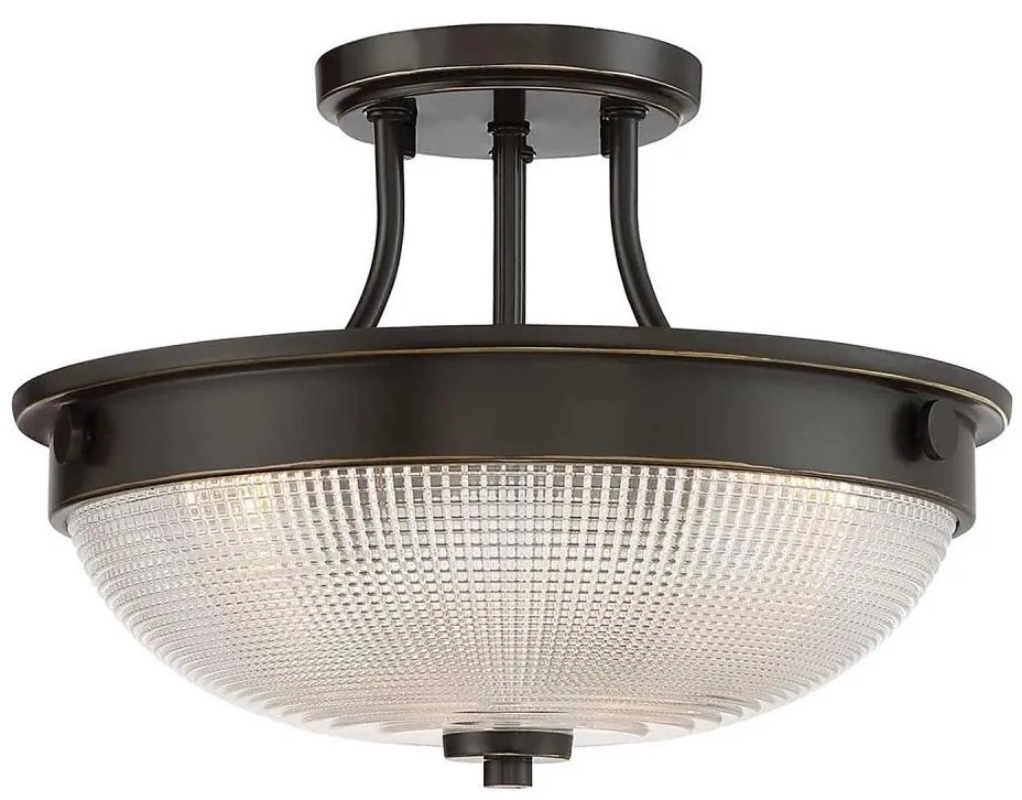 Quoizel QZ-MANTLE-SF-PN - Felületre szerelhető csillár MANTLE 2xE27/60W/230V bronz