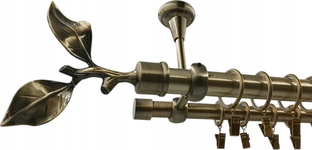 Mennyezeti Függönykarnis 25+19mm Arany Antik 140 Ág