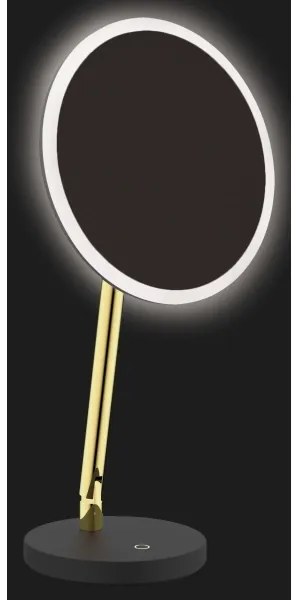 Deante ADI_Z812-LED SILIA fürdőszobai tölthető kozmetikai tükör LED/5V 5000mAh 2700-6500K IP44