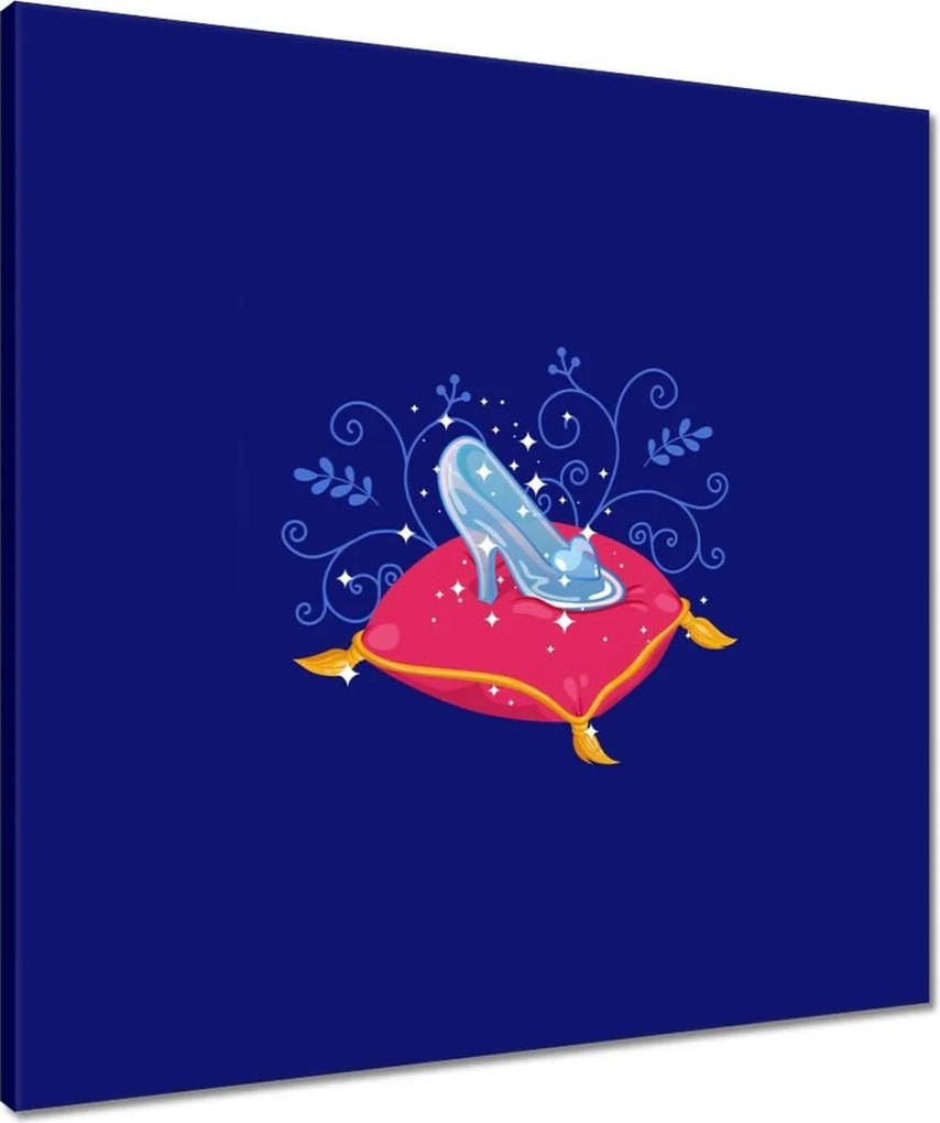 Vászonkép 60x60 Cipő a párnán