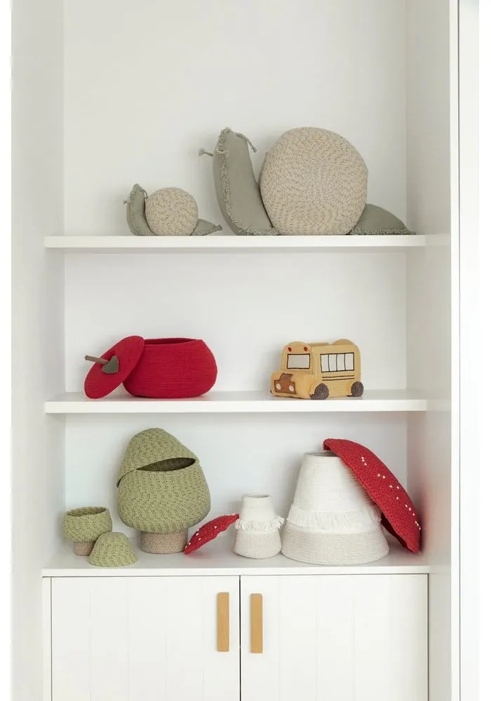 Zöld textil játéktároló kosár ø 25x36 cm Big Tree – Lorena Canals