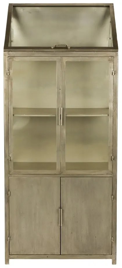 Szürke fém tálalószekrény 64x151x35 cm Monviso – Dutchbone