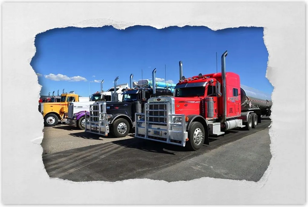 Poszterek 90x60 Amerikai teherautók