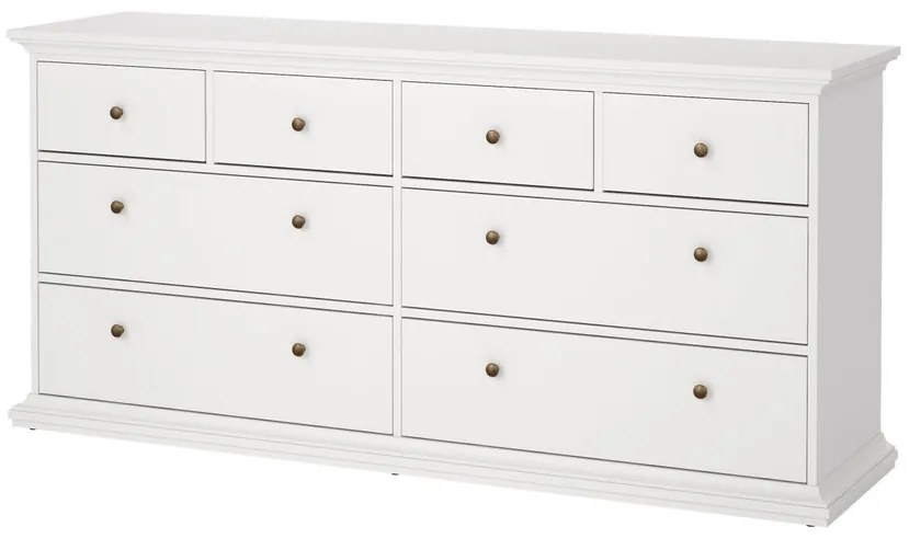 Provence V komód, fehér