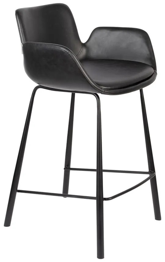 Fekete bárszék szett 2 db-os 91,5 cm Brit – Zuiver