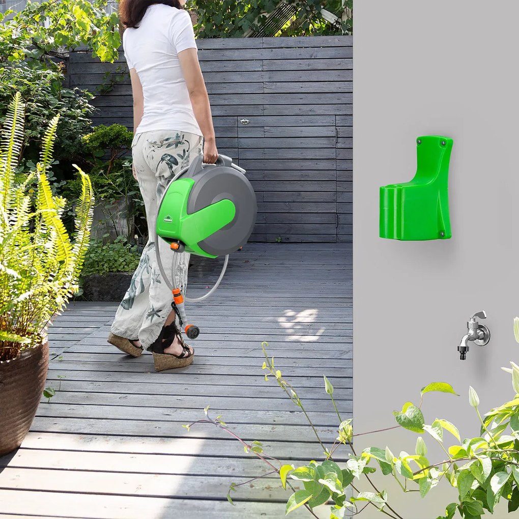 Gardebruk® Tömlő automata felcsévélővel - 20 m