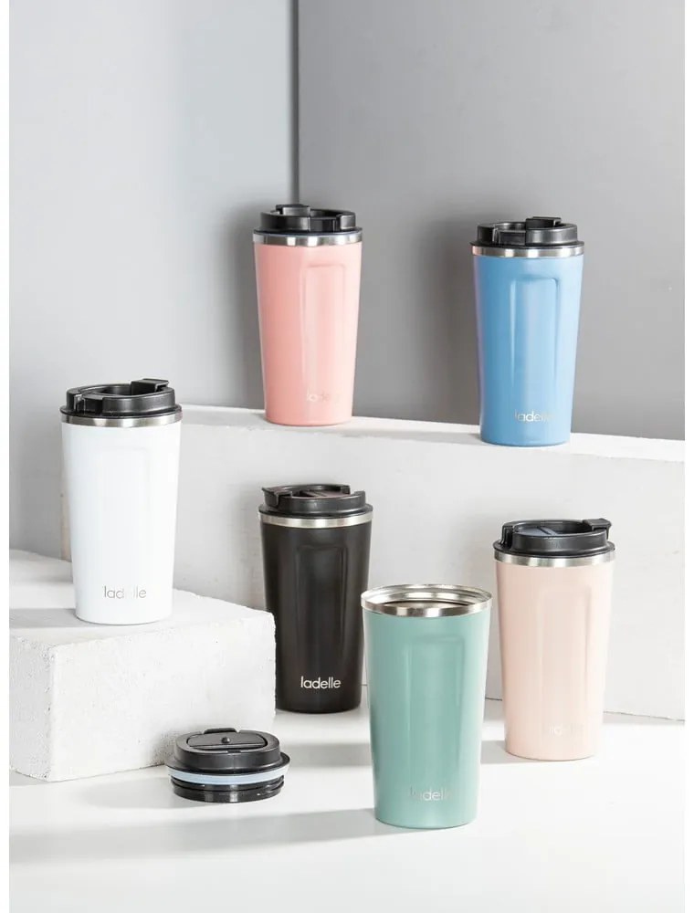 Világos rózsaszín termobögre 500 ml Eco – Ladelle