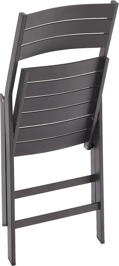 Fekete fém kerti szék Torreta – Kave Home