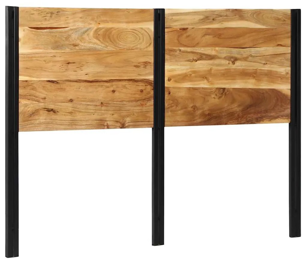 tömör fa akác és vas fejtámla 140 cm
