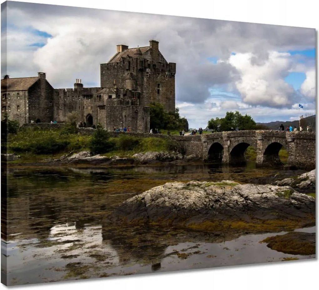 Vászonkép 50x40 Kastély a vízen