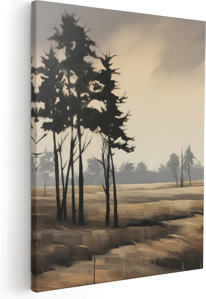 Vászonkép Erdő Fák Kilátás A Nappaliba Vászonkép 50x70 cm *többféle minta