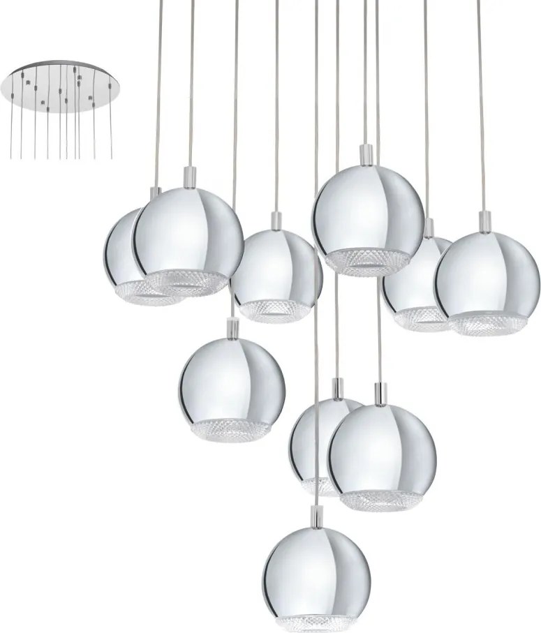 Eglo CONESSA 95914 Függőlámpa 10x3,3W/LED 2400LM