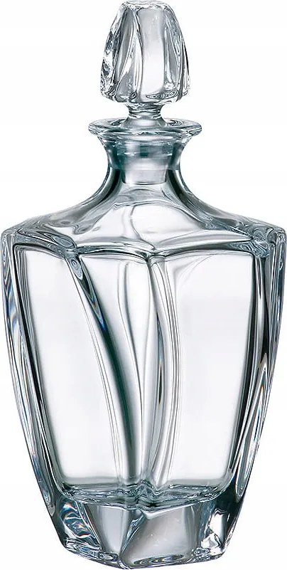 Bohemia Neptun Whisky Karaffa, Üveg, 700 ml, Kristály, Ajándékba