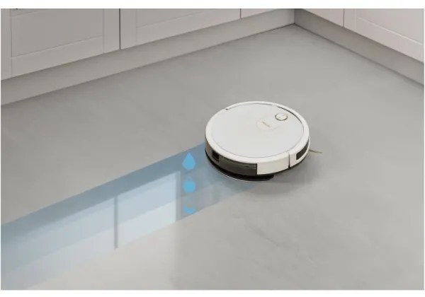 Sencor - Intelligens robotporszívó felmosóval 2in1 28W/2600 mAh Wi-Fi fehér + távirányító