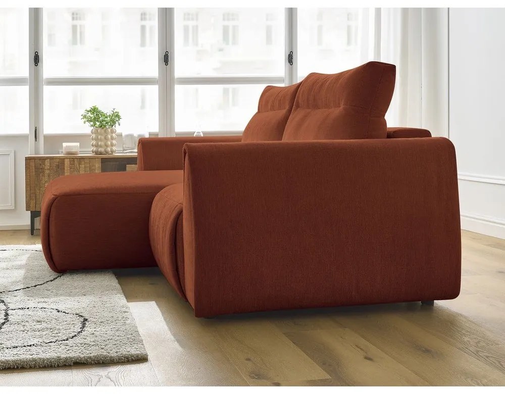 Narancssárga sarokkanapé Aden – Bobochic Paris