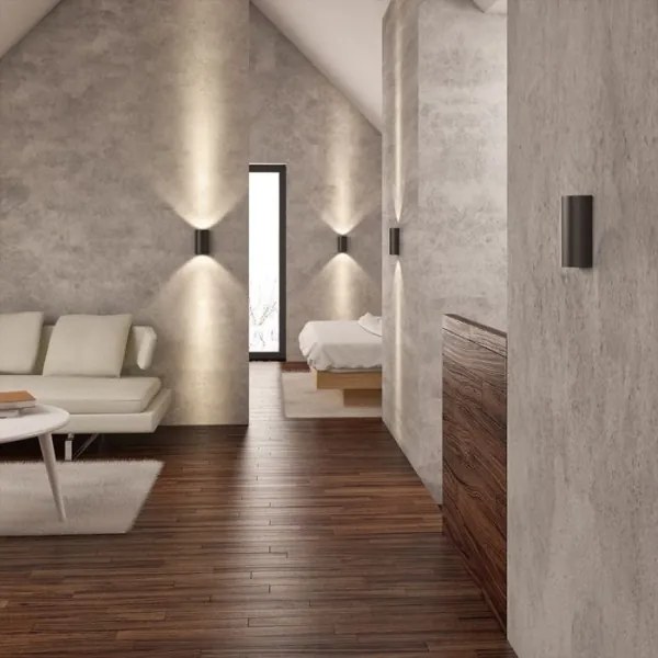 RED - Design Rendl - R12593 - LED Fali lámpa DAFFY LED/6W/230V fekete