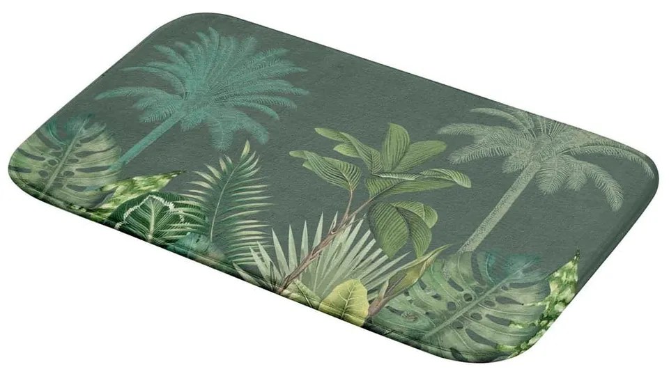 Zöld fürdőszobai kilépő 45x75 cm Vagabonde – douceur d'intérieur