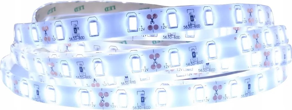 Led szalag 5630 300LED IP65 vízálló Hideg 5m