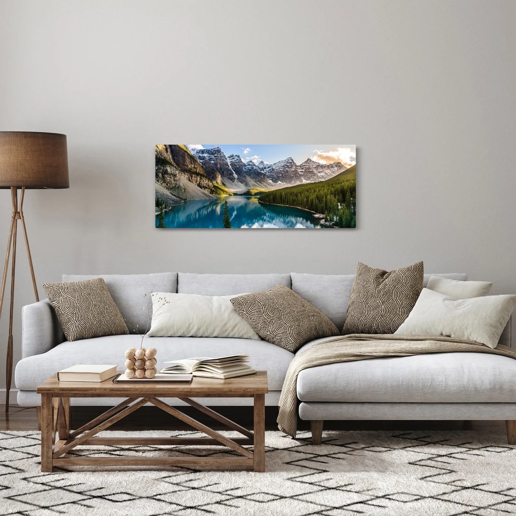 Kép - Kanada, Banff Nemzeti Park, Moraine Lake (120x50 cm)