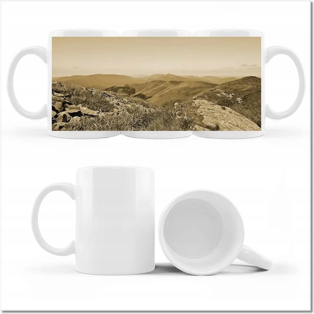 Fotó bögre Bieszczadzki tájkép