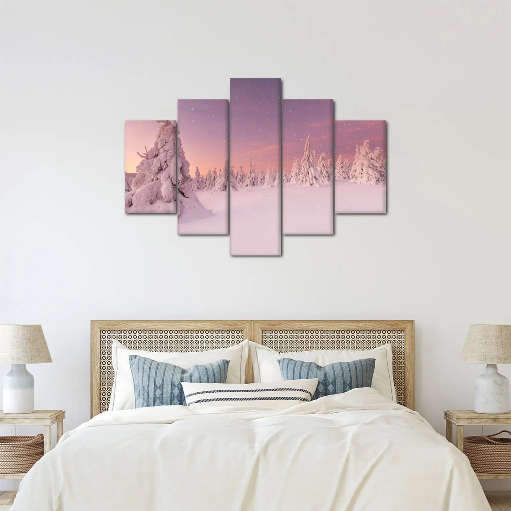 Kép - Fák a hótakaró alatt (150x105 cm)
