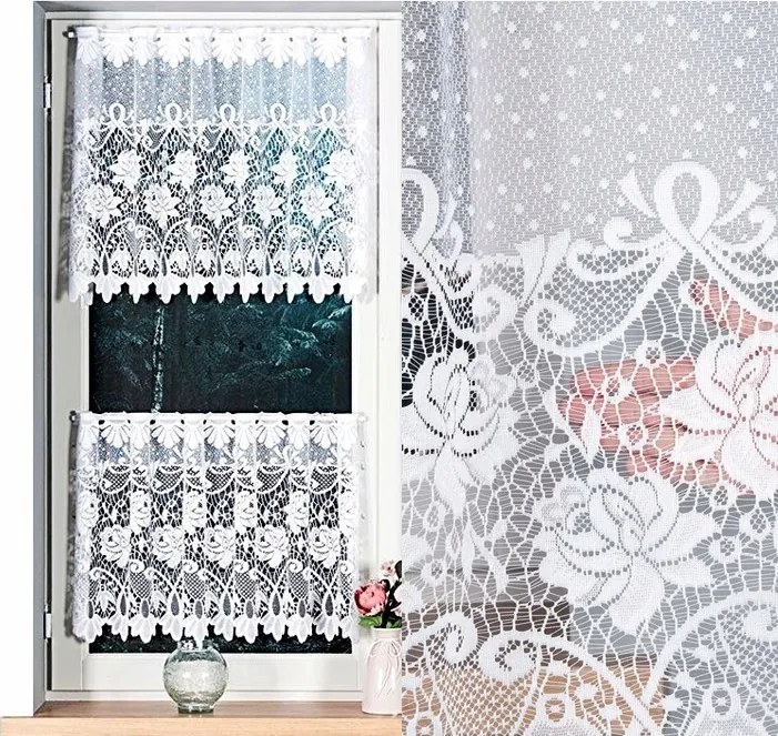 Függöny Demetria mintás 300x60cm (szegélyekkel)