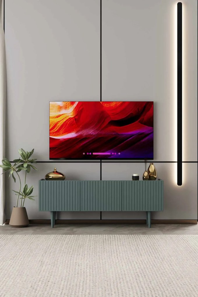 Capella TV-állvány, zöld, 120 cm