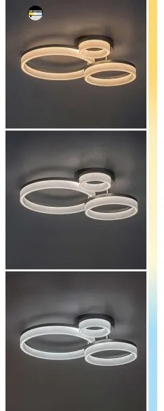 Rabalux 71383 - LED Mennyezeti lámpa AMILIA LED/24W/230V 3000/4000/6500K arany