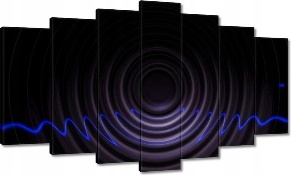 Festmények 140x80 Zenei hullámok