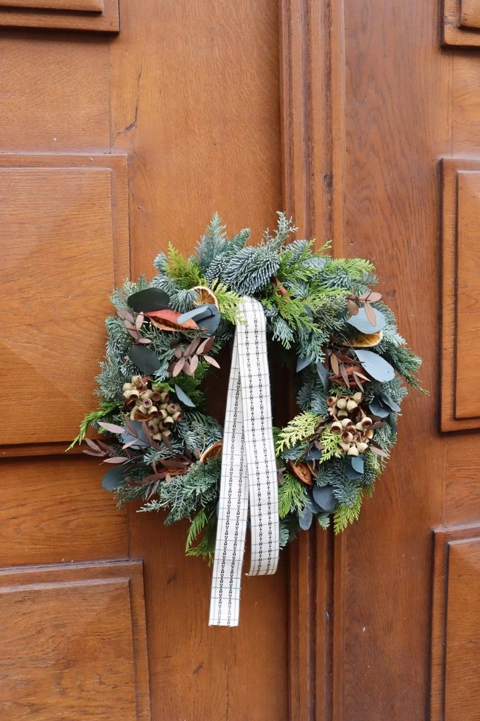 Karácsonyi Koszorú Nemes Jelenfából, 50 cm-es koszorú, Karácsony
