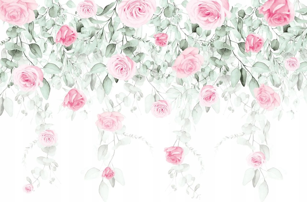 Fotótapéta 3D hatás Levelek pálma virágok 415 x 290