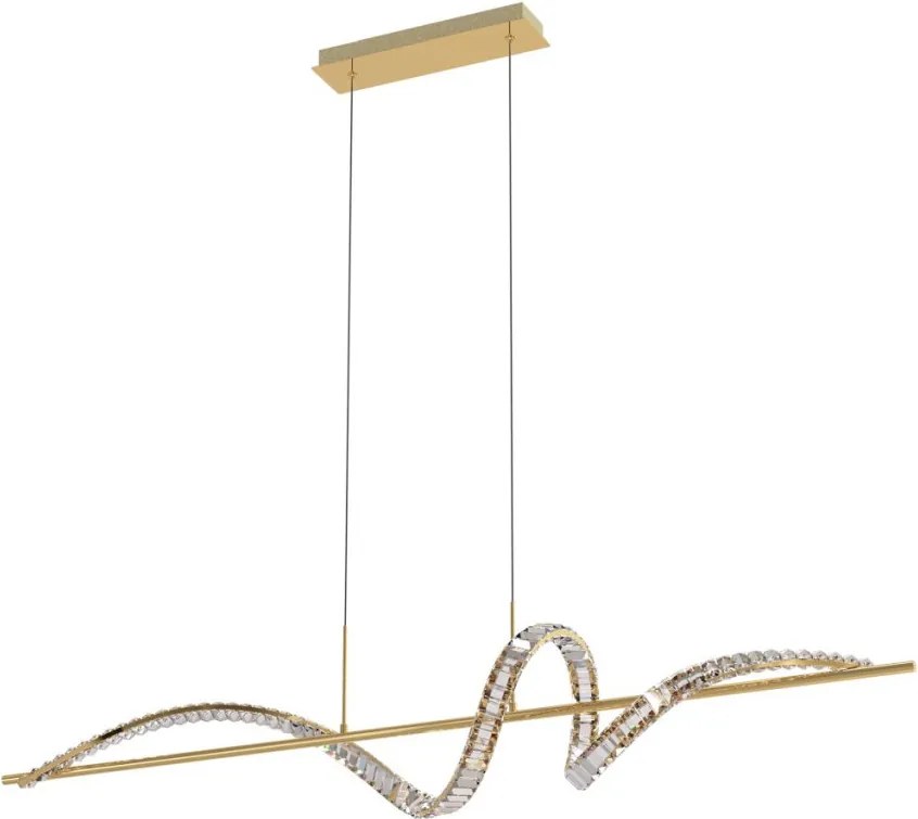 ZUMA LINE MD3170-1-3GT ATHESA Modern Led Függesztett Lámpa Arany LED IP20