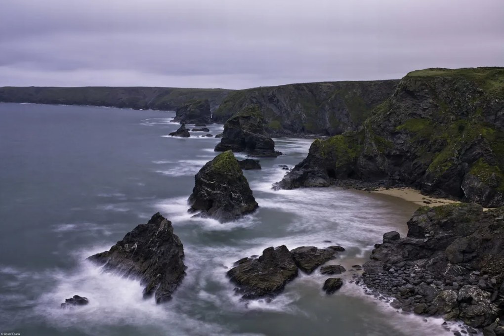 Poszter 45x30cm Bedruthan Steps, Assaf Frank