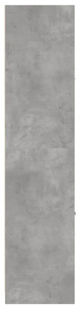 betonszürke szerelt fa patikaszekrény 40 x 41 x 174,5 cm