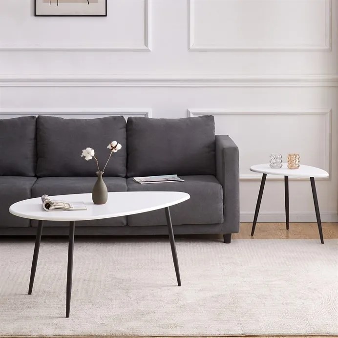 Lerakóasztal 100 × 60 × 50 cm, MDF, fehér AF-3012 WT