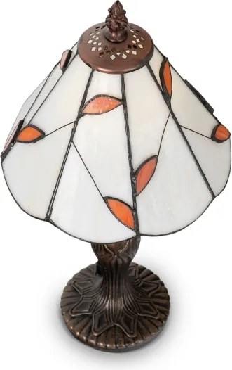 BRILAGI - Tiffany-stílusú ólomüveg asztali lámpa FOLIA 1xE27/60W/230V