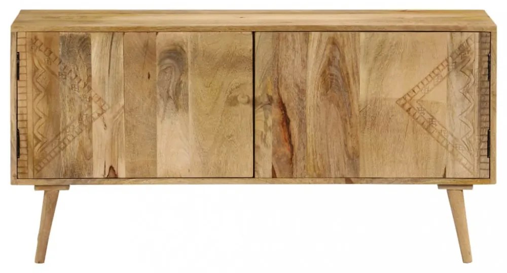 tömör mangófa tálalószekrény 110 x 30 x 60 cm