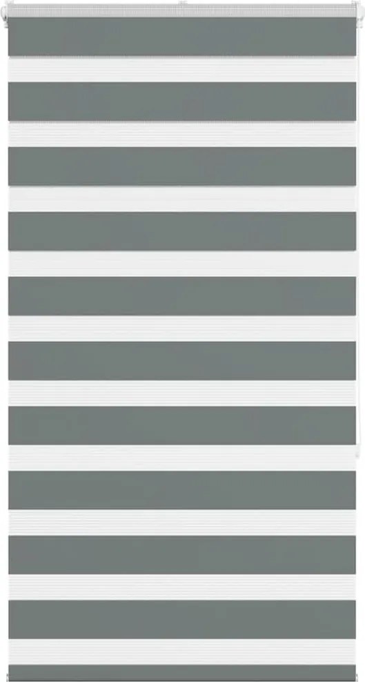 vidaXL zebrafüggönnyel sötét szürke szövetszélesség 75,9 cm poliészter