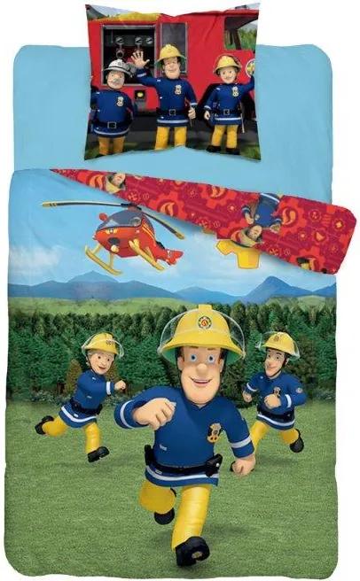 Fireman piros gyerek ágyneműhuzat