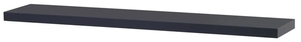 Lebegő polc 120 cm, MDF, Matt Szürke Színben P-002