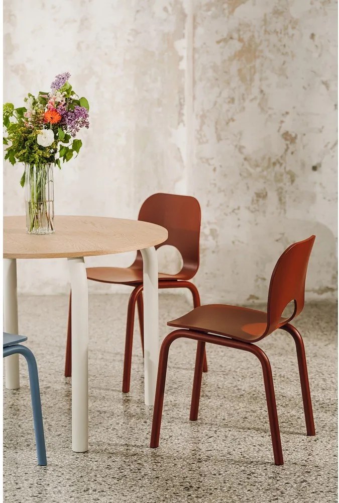 Piros étkezőszék Atto – noo.ma