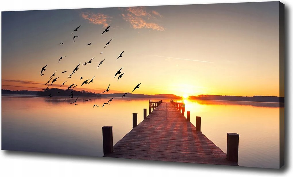 Vászonkép Naplemente 100x70 cm