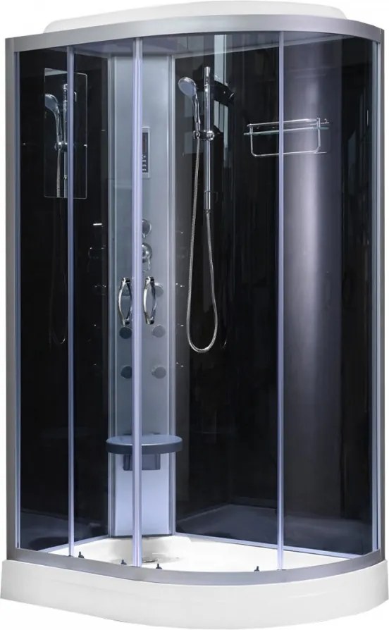 Aria hidromasszázs zuhanykabin balos beépítési oldallal