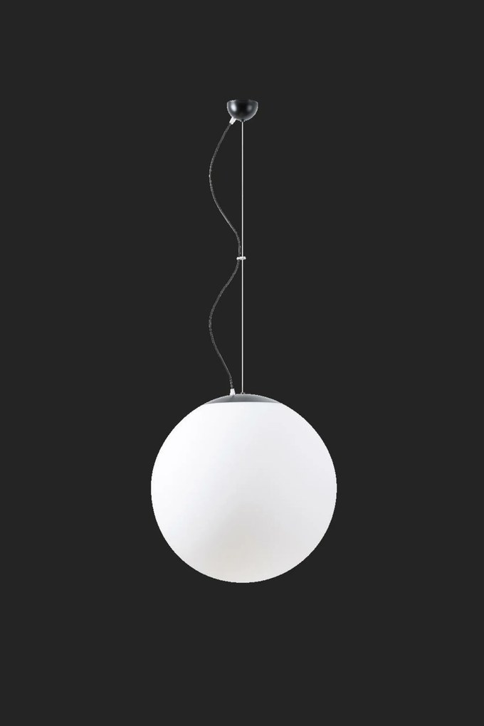 Osmont 61336 Adria L5 függesztett üveglámpa fekete/fehér IP40 3000 K 48