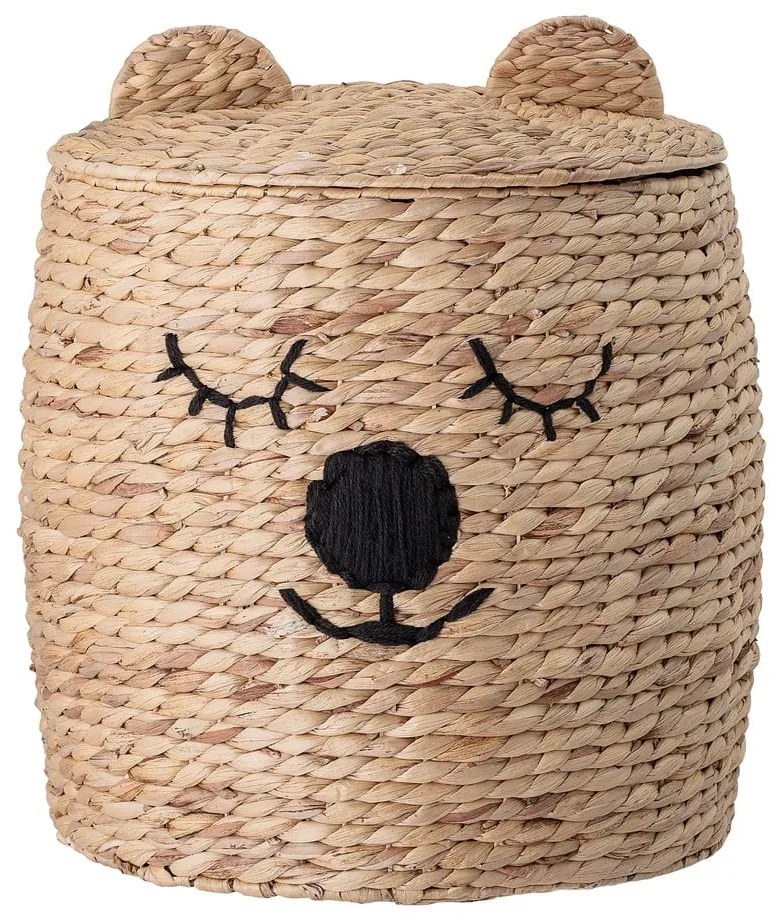 Vízijácint játéktároló kosár fedéllel, ⌀ 42 cm - Bloomingville Mini