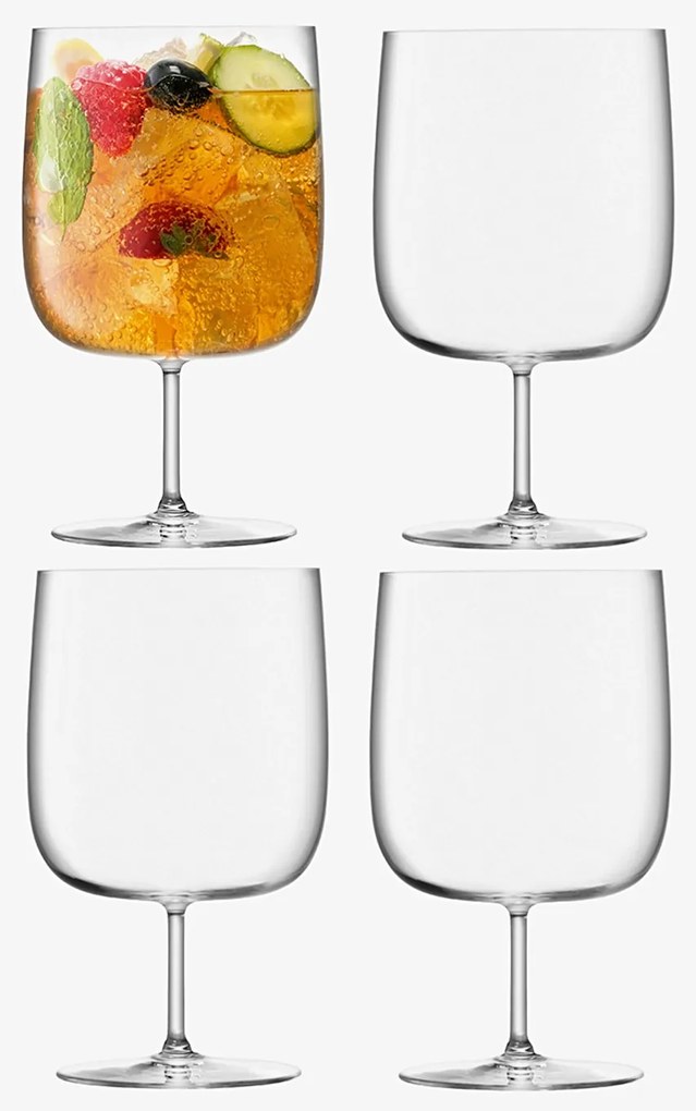 Borough söröspohár, 625 ml, átlátszó, 4 db-os készlet - LSA International