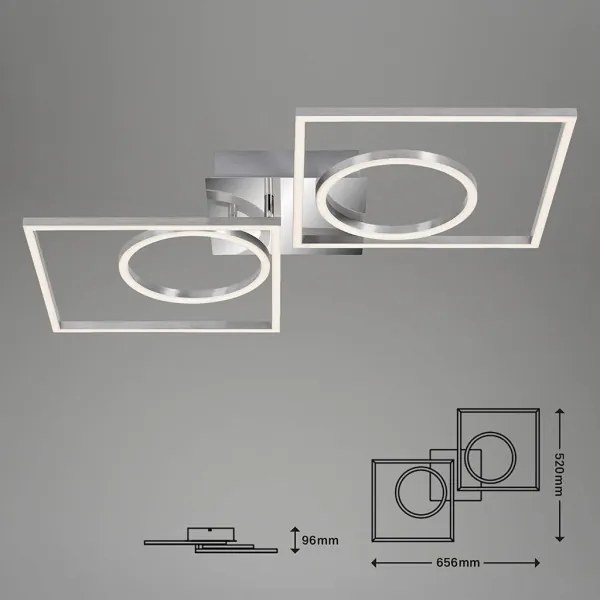 Briloner 3135-018 - LED Dimmelhető mennyezeti lámpa FRAME LED/43,8W/230V 3000K